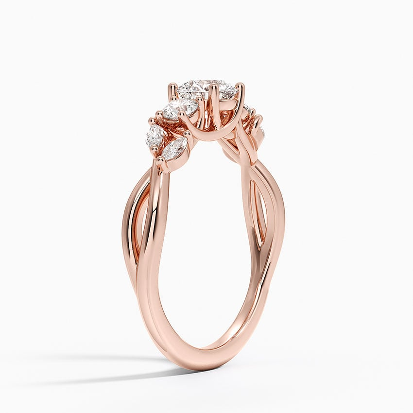 1/2 CT Lab Grown Diamond 7 Stone Engagement Ring