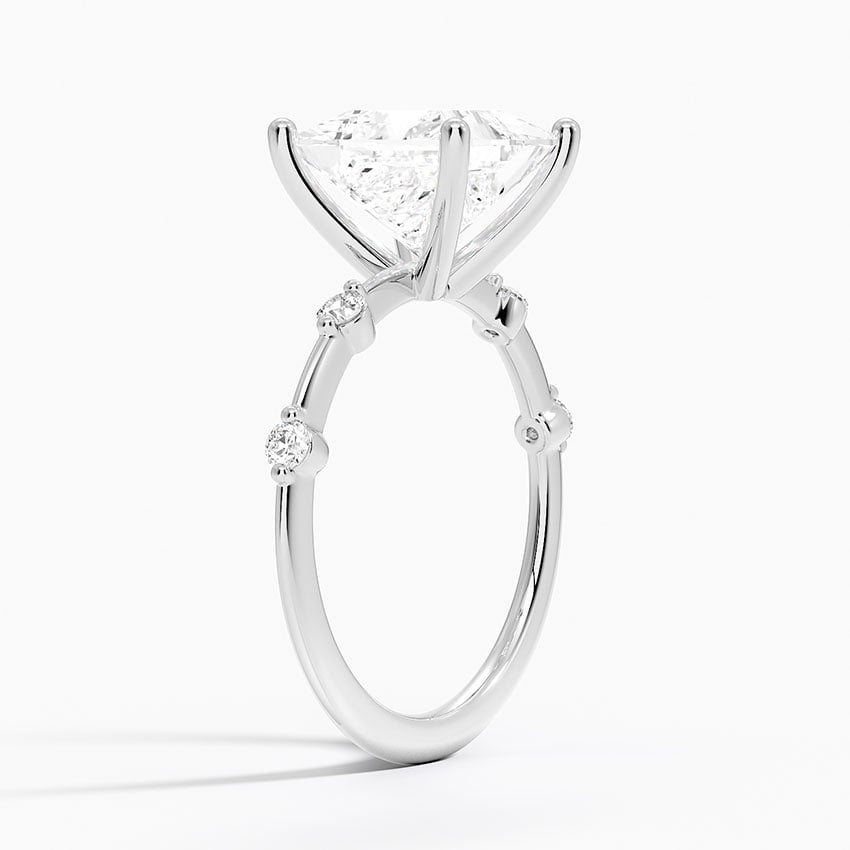 3 CT Lab Grown Diamond Princess Cut Engagement Ring