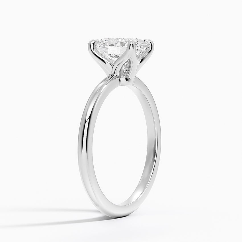 1 1/2 CT Lab Grown Diamond Solitaire Engagement Ring