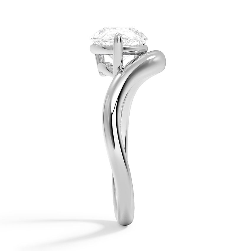 1 1/4 CT Lab Grown Diamond 18KT Gold Solitaire Engagement Ring