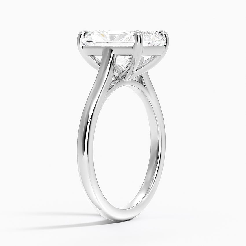 3 CT Lab Grown Diamond Radiant Cut Solitaire Engagemet Ring