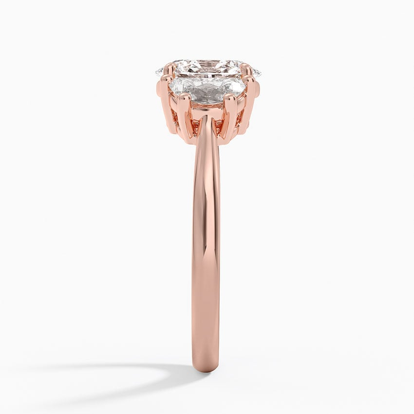 1 1/4 CT Lab Grown Diamond 3 Stone Engagement Ring