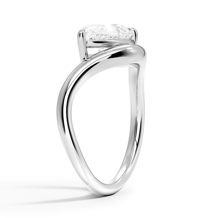 1 1/4 CT Lab Grown Diamond 18KT Gold Solitaire Engagement Ring