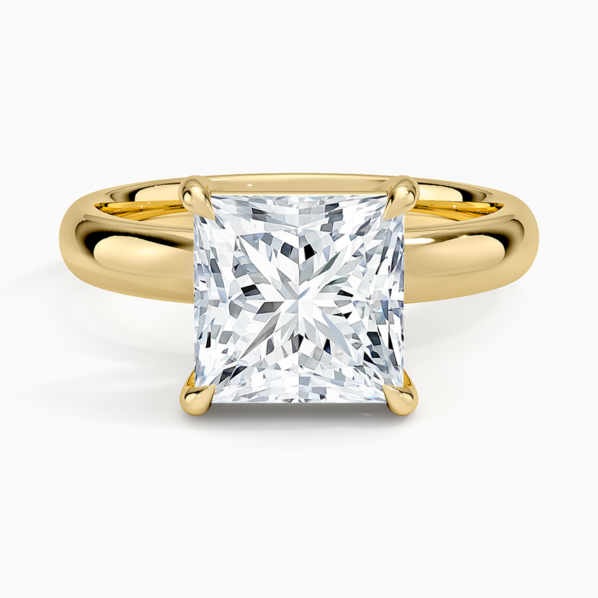 2 1/2 Lab Grown Diamond Solitaire Engagement Ring
