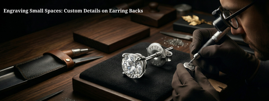 Engraving Small Spaces: Custom Details on Earring Backs