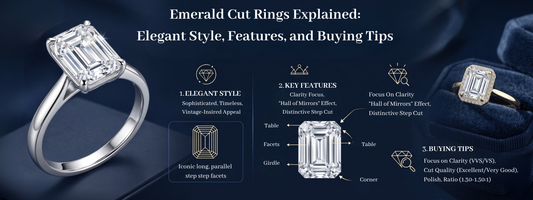 Emerald Cut Rings Explained: Elegant Style, Features, and Buying Tips