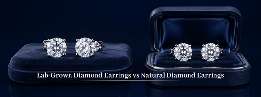 Lab-Grown Diamond Earrings vs Natural Diamond Earrings
