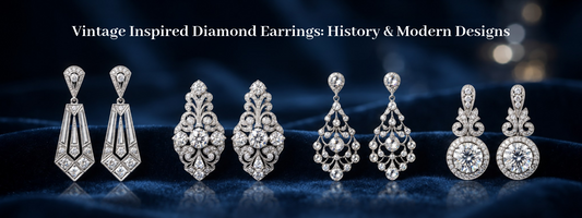 Vintage Inspired Diamond Earrings: History & Modern Designs