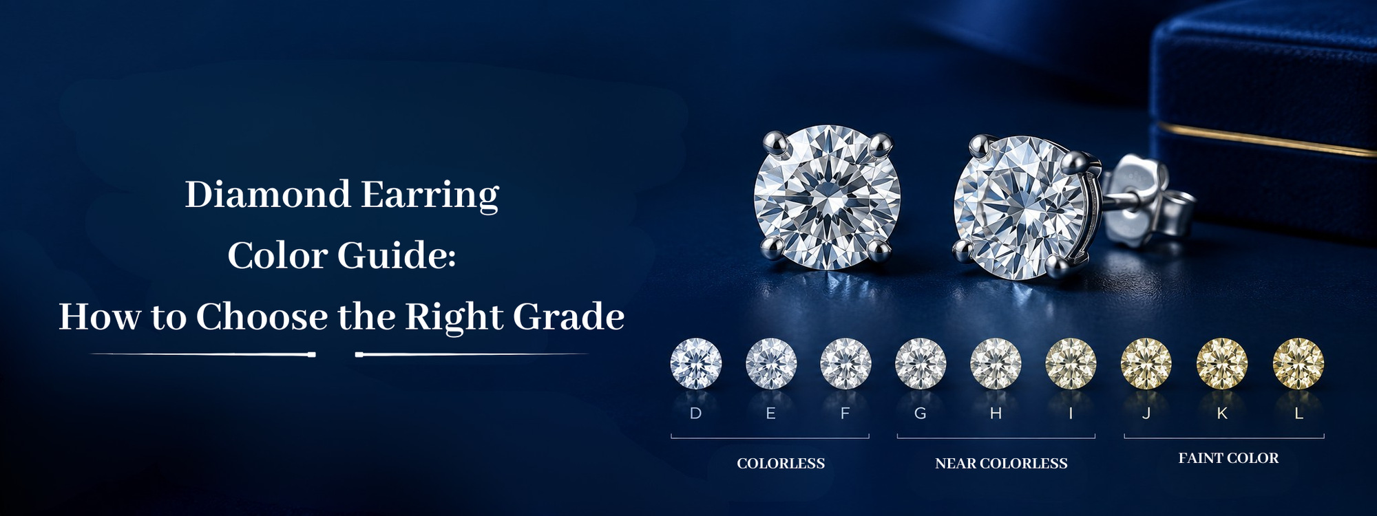 Diamond Earring Color Guide: How to Choose the Right Grade