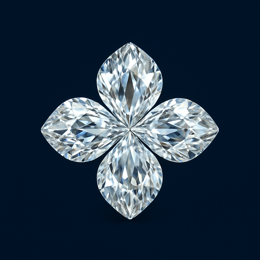 Custom cut diamond