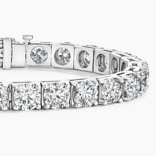 27CTW 7 inch Sparkling Lab Grown Diamond Tennis Bracelet