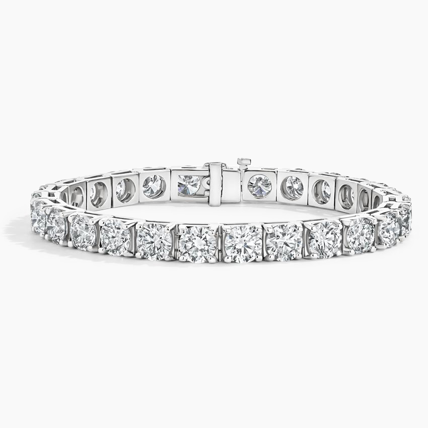 27CTW 7 inch Sparkling Lab Grown Diamond Tennis Bracelet