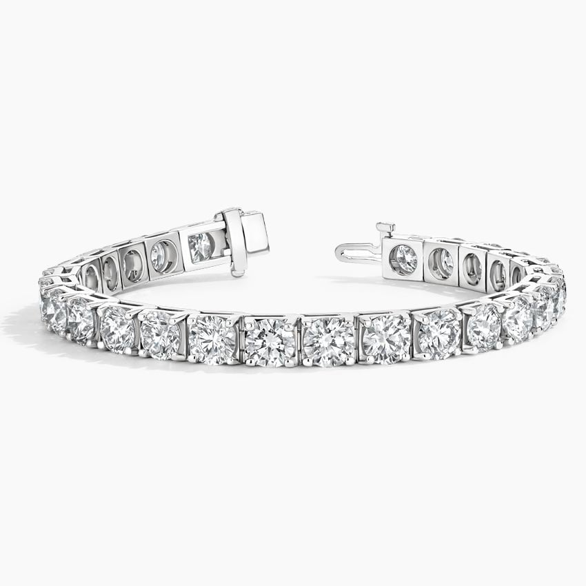 27CTW 7 inch Sparkling Lab Grown Diamond Tennis Bracelet