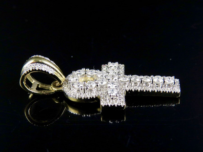 0.75 CTW Egyptian Ankh Cross Lab Grown Diamond Pendant