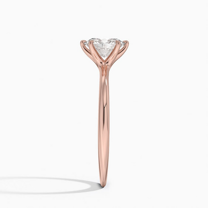 3/4Ct Oval Lab Grown Diamond Six-Prong Solitaire Ring
