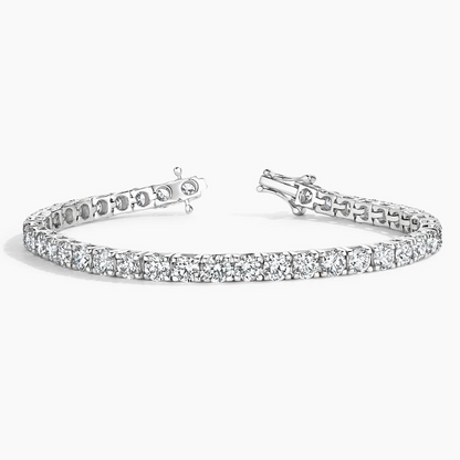 15CTW 7 inch Round Cut Lab Grown Diamond Tennis Bracelet