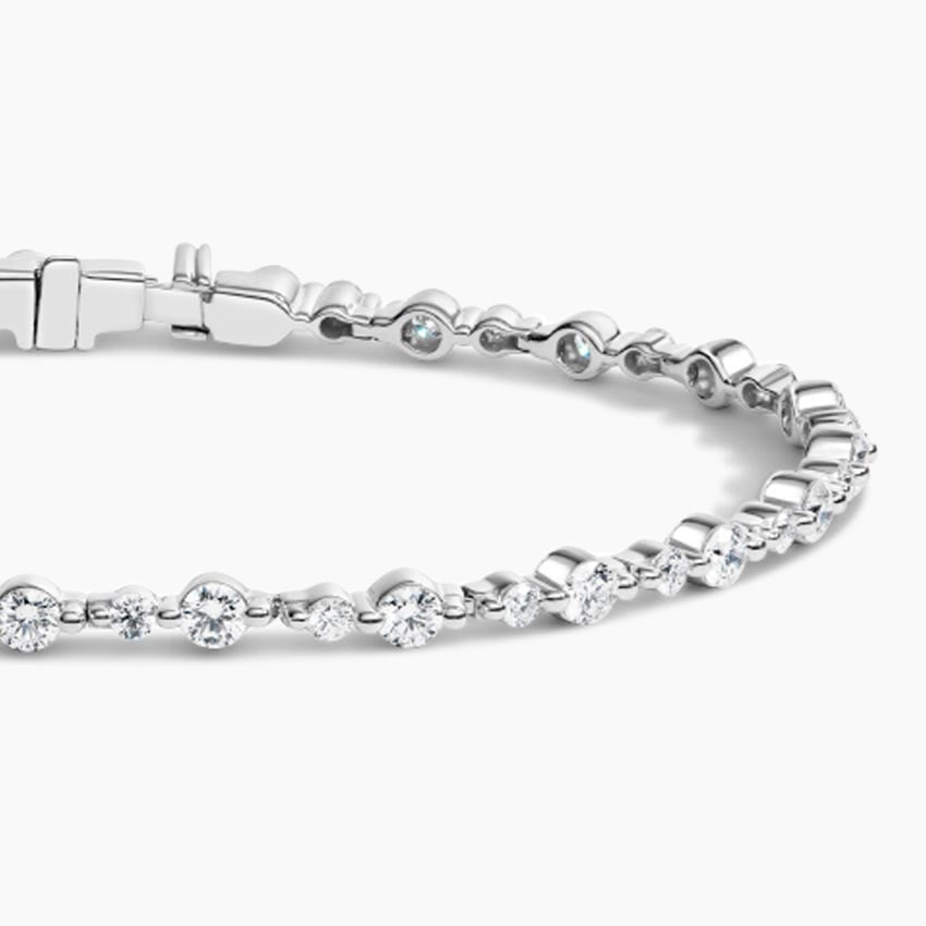 2.75CTW 7 inch Lab Grown Diamond Simple Tennis Bracelet