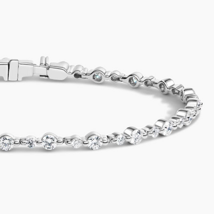 2.75CTW 7 inch Lab Grown Diamond Simple Tennis Bracelet