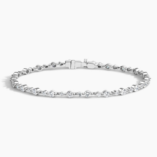 2.75CTW 7 inch Lab Grown Diamond Simple Tennis Bracelet