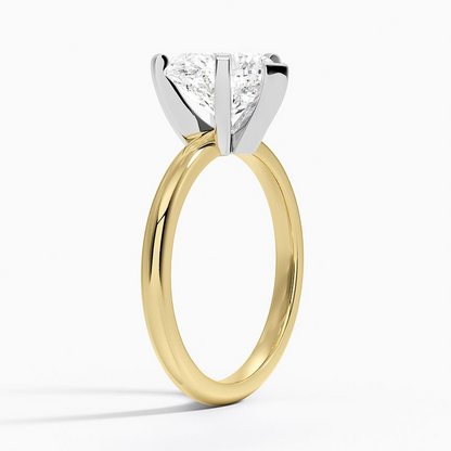 21/2 Heart Lab Grown Diamond 2mm Six-Prong Solitaire Ring