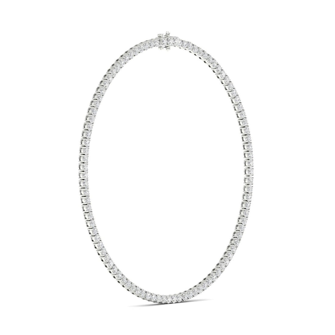 24.25CTW Four Prongs Lab Grown Diamond Classic Tennis Chain