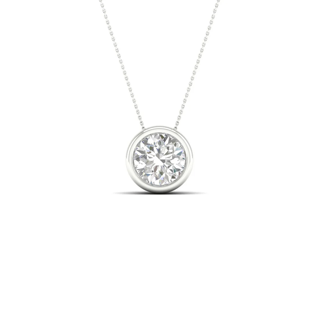 0.50 CTW Lab Grown Diamond Solitaire Pendant