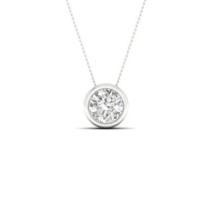 0.50 CTW Lab Grown Diamond Solitaire Pendant
