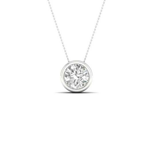 0.50 CTW Lab Grown Diamond Solitaire Pendant
