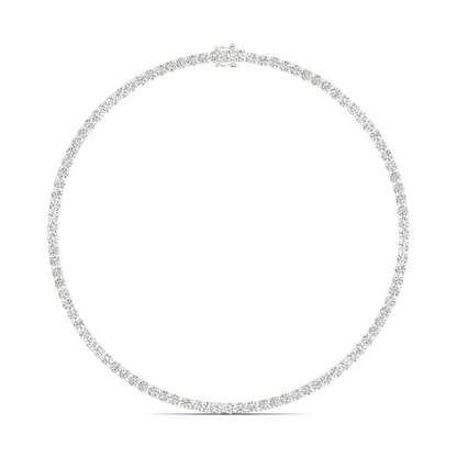 24.25CTW Four Prongs Lab Grown Diamond Classic Tennis Chain