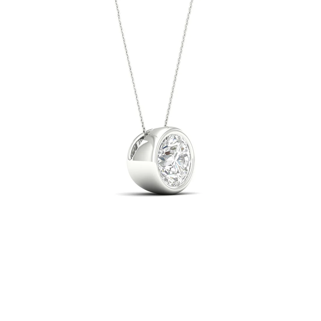 0.50 CTW Lab Grown Diamond Solitaire Pendant