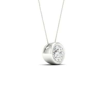 0.50 CTW Lab Grown Diamond Solitaire Pendant