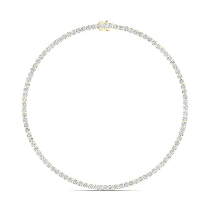 24.25CTW Four Prongs Lab Grown Diamond Classic Tennis Chain