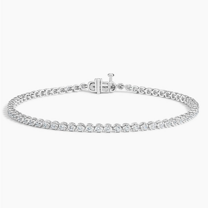 1CTW 7inch Certified Lab Grown Diamond Tennis Bracelet