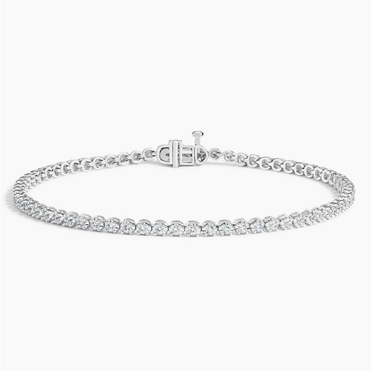 1CTW 7inch Certified Lab Grown Diamond Tennis Bracelet