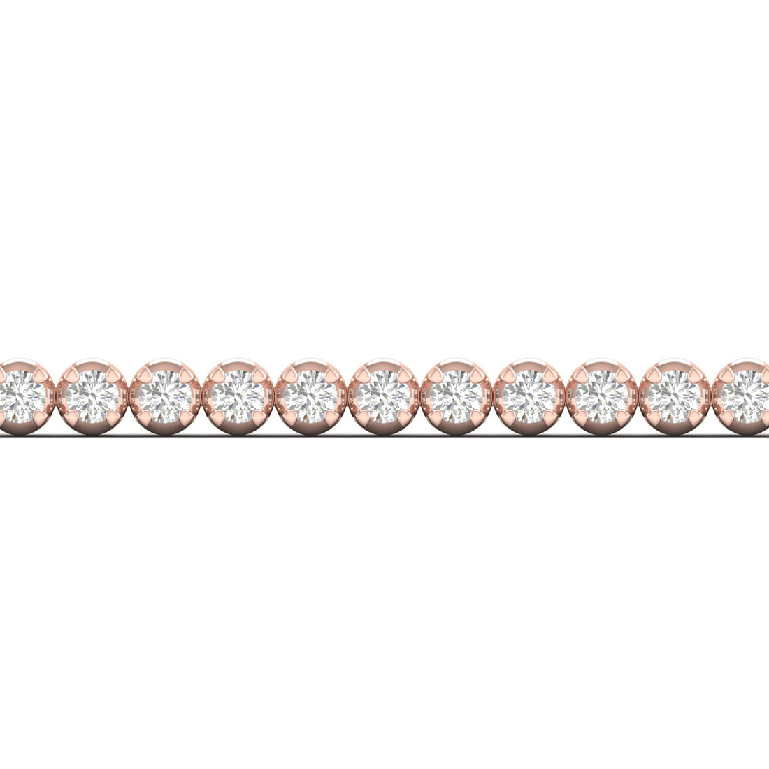 3.00CTW Four Prong Round Lab Grown Diamond Tennis Bracelet