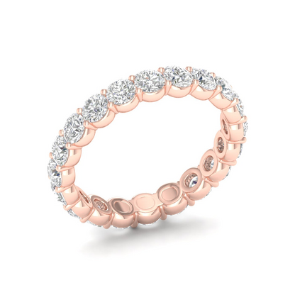 2 CTW Round Eternity Lab Grown Diamond Wedding Band