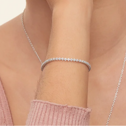 1CTW 7inch Certified Lab Grown Diamond Tennis Bracelet