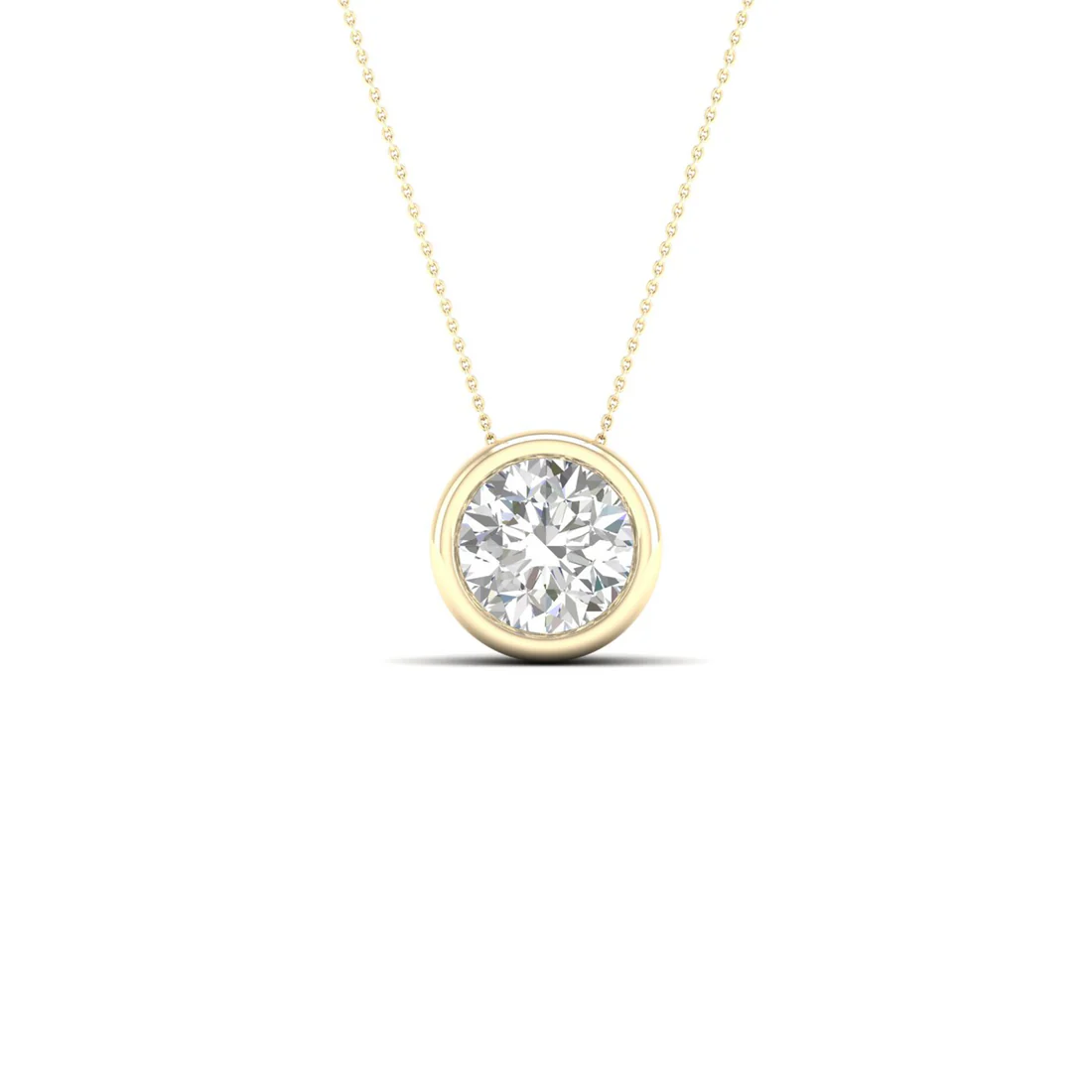 0.50 CTW Lab Grown Diamond Solitaire Pendant