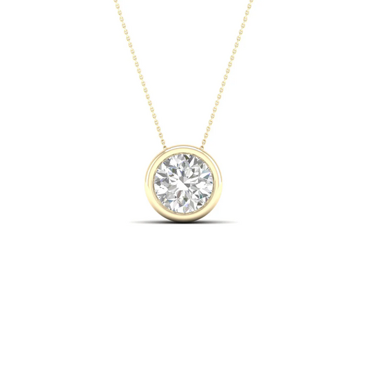 0.50 CTW Lab Grown Diamond Solitaire Pendant