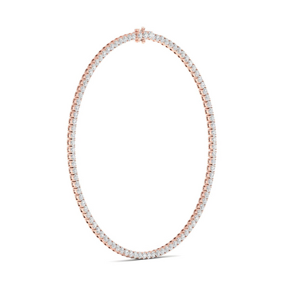 24.25CTW Four Prongs Lab Grown Diamond Classic Tennis Chain