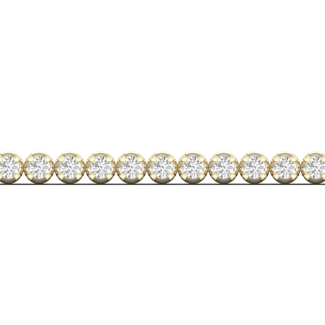 3.00CTW Four Prong Round Lab Grown Diamond Tennis Bracelet