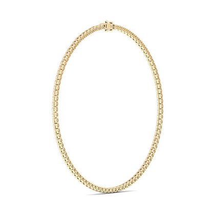 24.25CTW Four Prongs Lab Grown Diamond Classic Tennis Chain