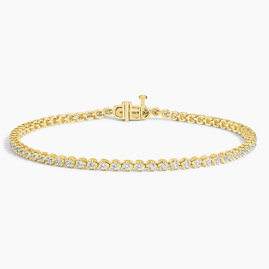 1CTW 7inch Certified Lab Grown Diamond Tennis Bracelet