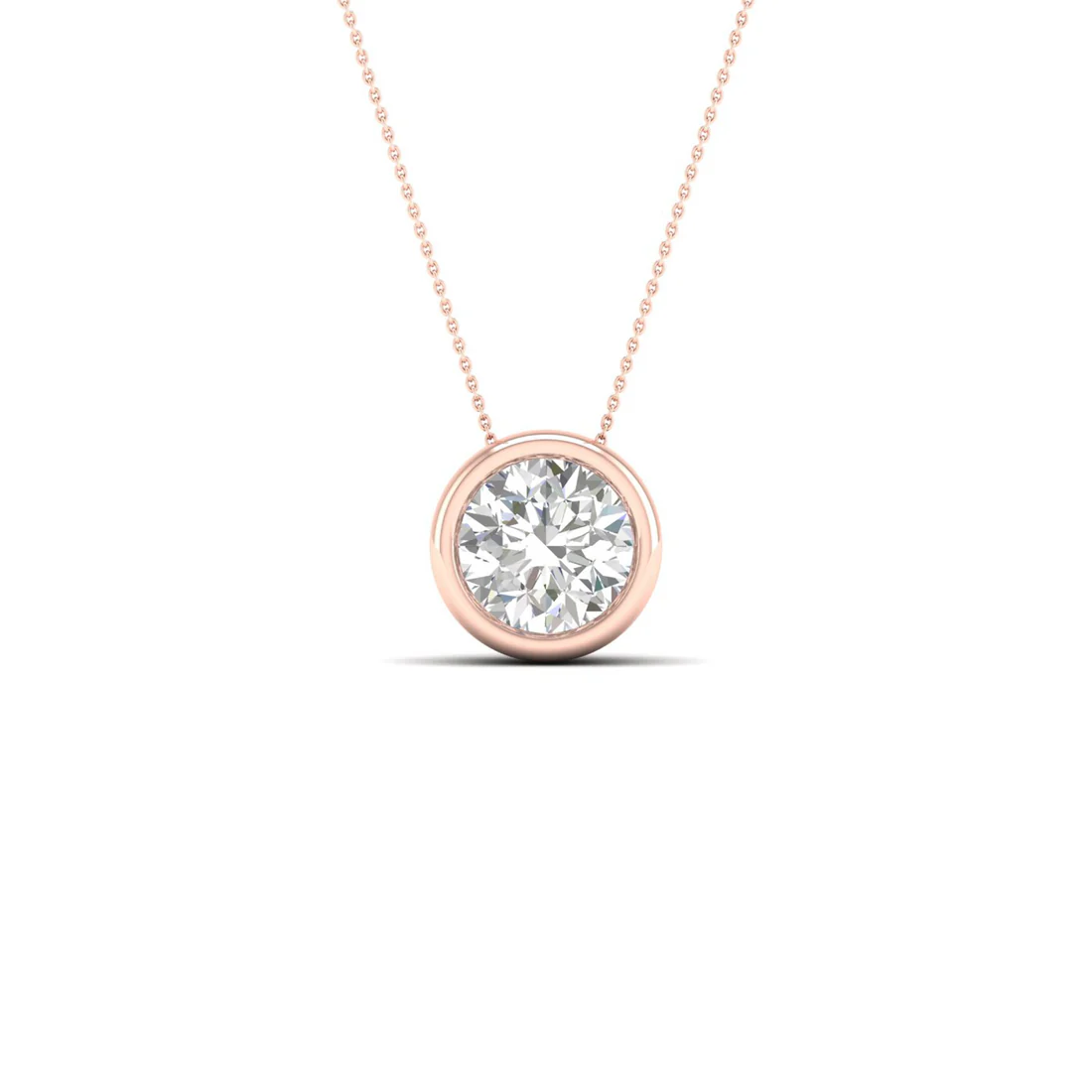 0.50 CTW Lab Grown Diamond Solitaire Pendant