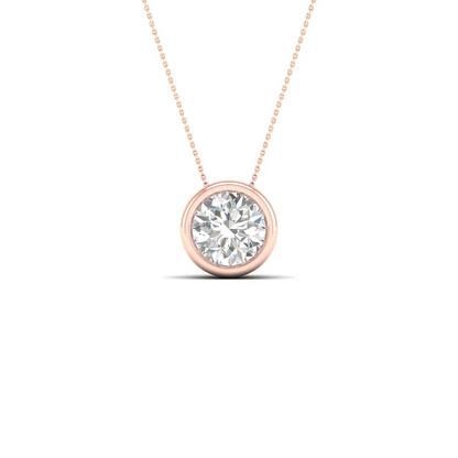 0.50 CTW Lab Grown Diamond Solitaire Pendant