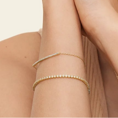 1CTW 7inch Certified Lab Grown Diamond Tennis Bracelet