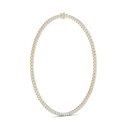 24.25CTW Four Prongs Lab Grown Diamond Classic Tennis Chain