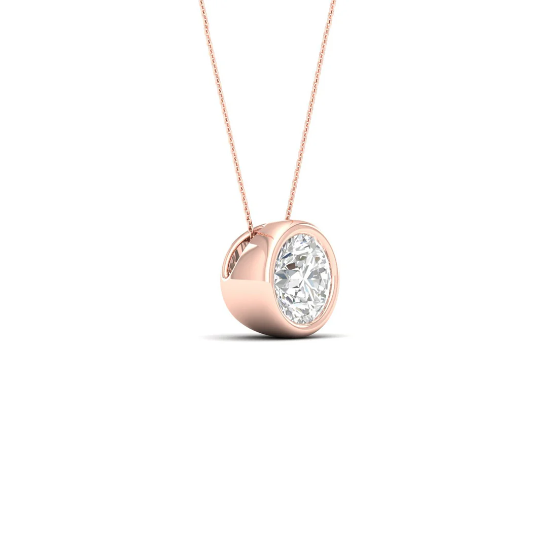 0.50 CTW Lab Grown Diamond Solitaire Pendant