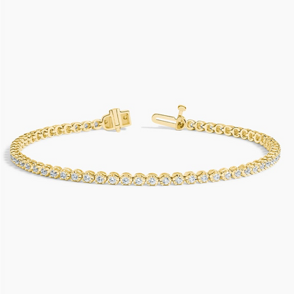 1CTW 7inch Certified Lab Grown Diamond Tennis Bracelet