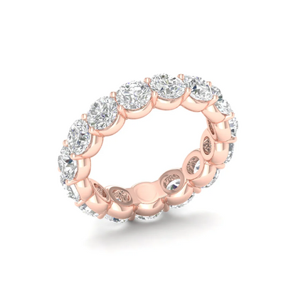 4 CTW Round Eternity Lab Grown Diamond Wedding Band